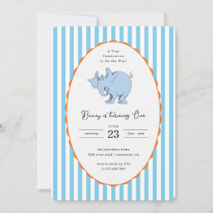 Dr. Seuss Horton Hears a Who Birthday Invitation