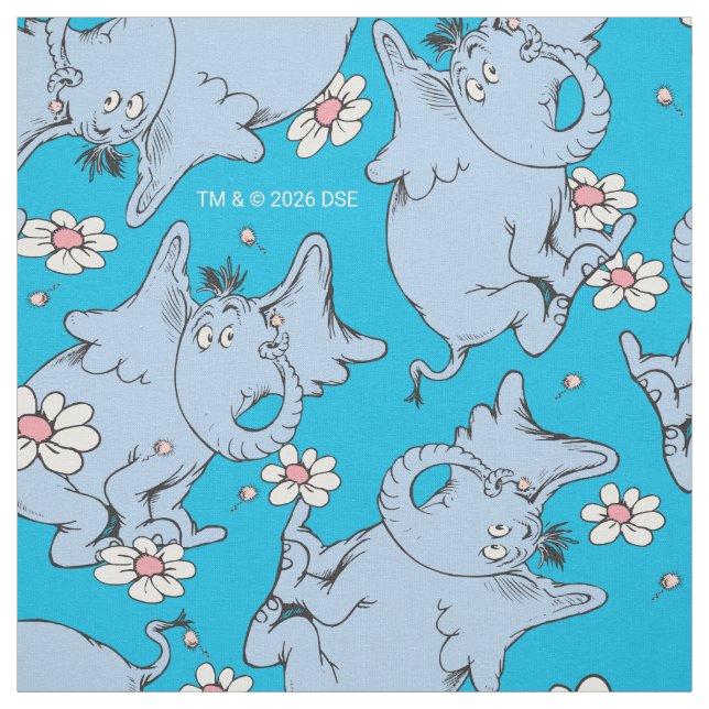 Dr. Seuss Horton Hears a Who Fabric (Swatch)