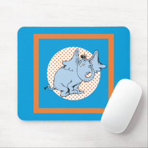 Dr. Seuss Horton Hears A Who Orange Polka Dots Mouse Pad