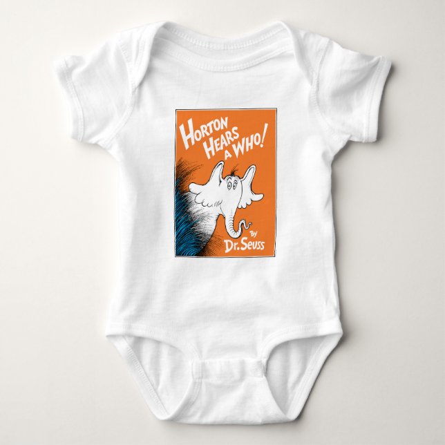 Dr. Seuss | Horton Hears A Who the Book Baby Bodysuit (Front)