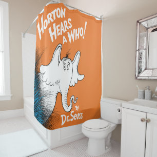 Dr. Seuss   Horton Hears A Who the Book Shower Curtain