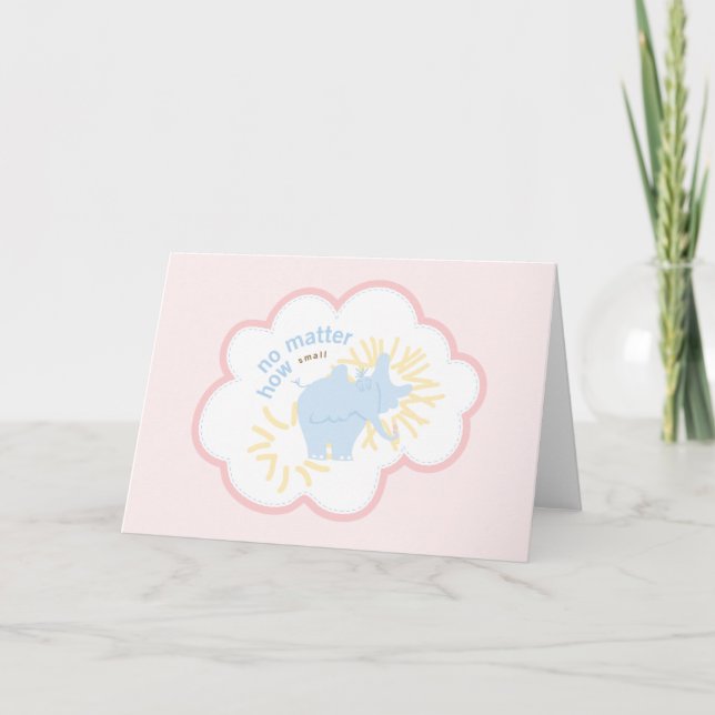 Dr. Seuss Horton | No Matter How Small Card (Front)