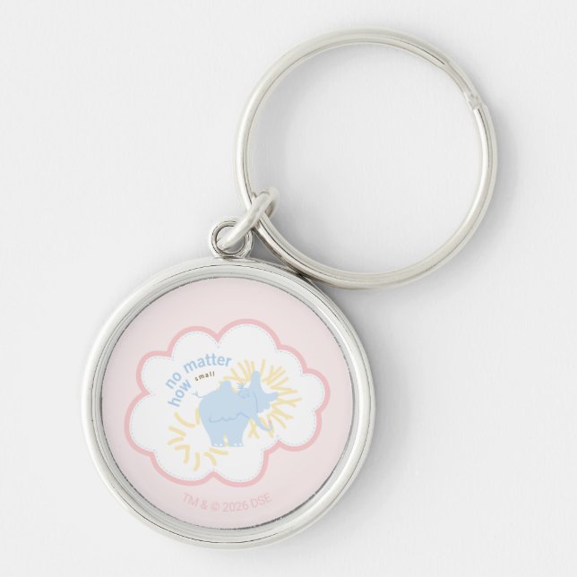 Dr. Seuss Horton | No Matter How Small Key Ring (Front)