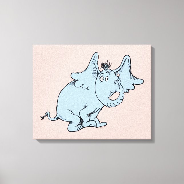 Dr. Seuss | Horton Side Look Canvas Print (Front)