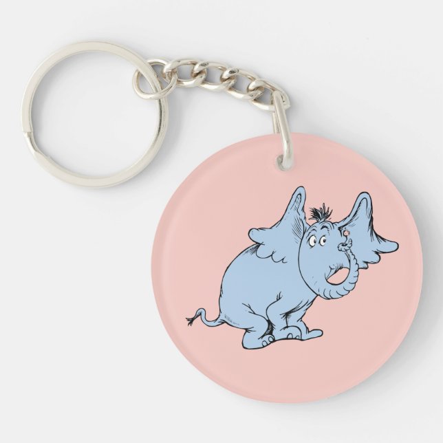 Dr. Seuss | Horton Side Look Key Ring (Front)