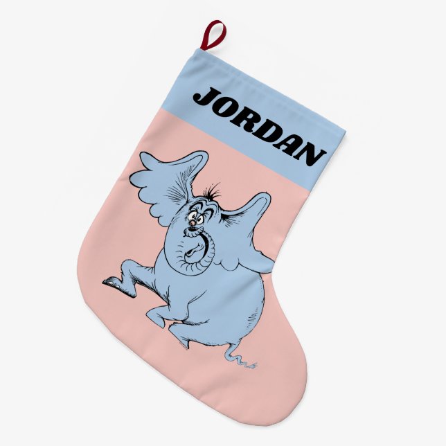 Dr. Seuss | Horton & the Speck of Dust Large Christmas Stocking (Front (Hanging))