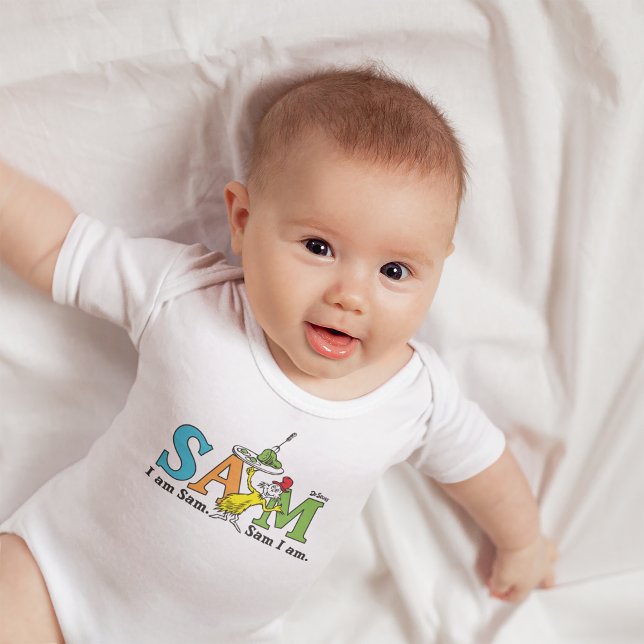 Dr. Seuss | I Am Sam. Sam I Am. Baby Bodysuit (Creator Uploaded)