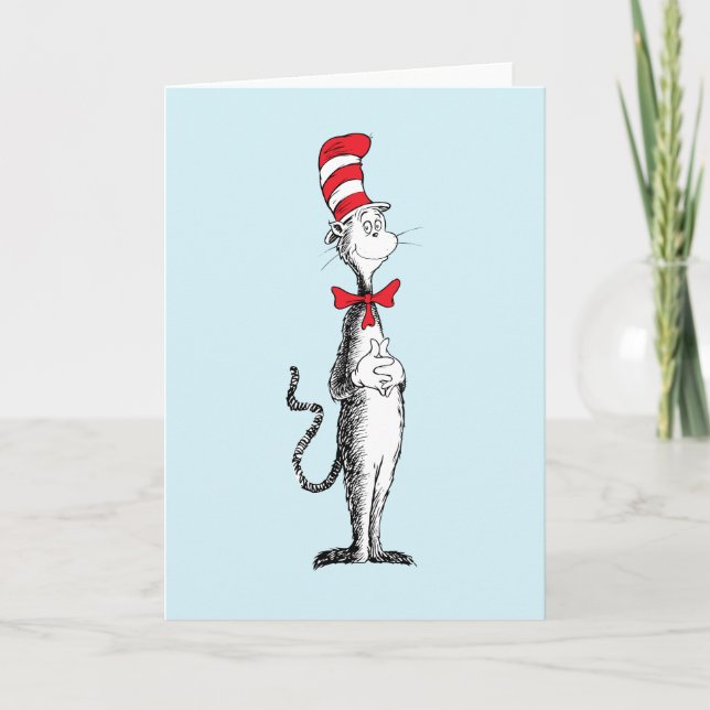 Dr. Seuss I Cat in the Hat Standing Tall Card (Front)