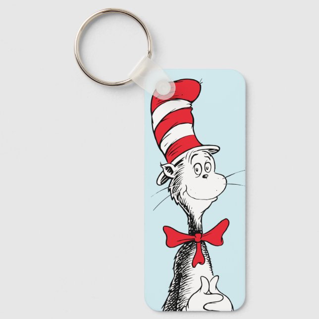 Dr. Seuss I Cat in the Hat Standing Tall Key Ring (Front)