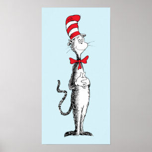 Dr. Seuss I Cat in the Hat Standing Tall Poster