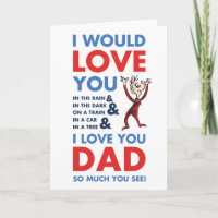 Dr. Seuss | I Love You Dad So Much You See