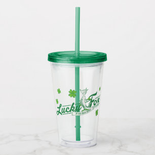 Dr. Seuss Lucky Fox In His Irish Socks Acrylic Tumbler