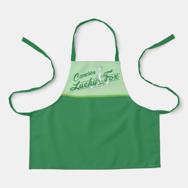 Dr. Seuss | Lucky Fox In His Irish Socks Apron (Front)