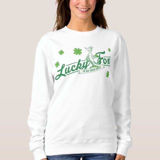 Dr. Seuss | Lucky Fox In His Irish Socks Sweatshirt (Front)