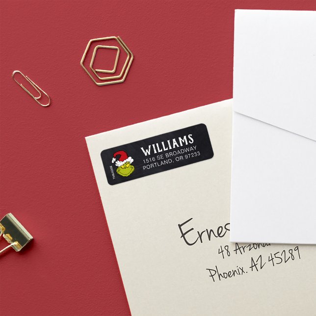 Dr. Seuss | Merry Grinchmas Grinch Holiday (Label on envelope)