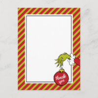 Dr. Seuss | Oh Boy Grinch Baby Shower Thank You