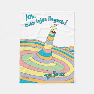 Dr. Seuss ¡Oh, cuán lejos llegarás! Fleece Blanket