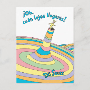 Dr. Seuss   ¡Oh, cuán lejos llegarás! Postcard