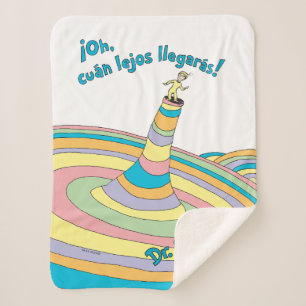 Dr. Seuss ¡Oh, cuán lejos llegarás! Sherpa Blanket