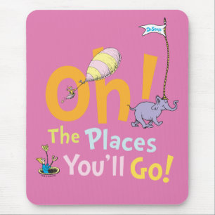 Dr. Seuss Oh! The Places Parade Mouse Pad