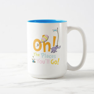 Dr. Seuss Oh! The Places Parade Two-Tone Coffee Mug