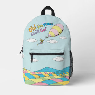 Dr. Seuss Oh, The Places She'll Go! Printed Backpack