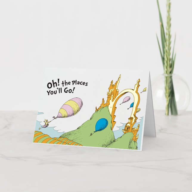Dr. Seuss | Oh, The Places You'll Go! Foil Greeting Card (Front)