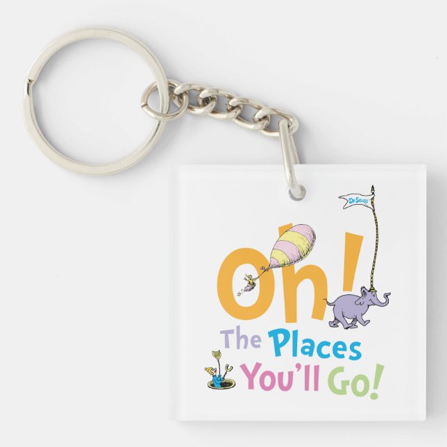 Dr. Seuss | Oh, The Places You'll Go! Key Ring (Front)