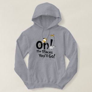 Dr. Seuss   Oh, The Places You'll Go! Retro Hoodie