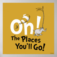 Dr. Seuss | Oh, The Places You'll Go! Retro