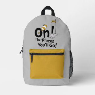 Dr. Seuss   Oh, The Places You'll Go! Retro Printed Backpack