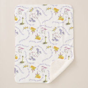 Dr. Seuss "Oh, the Places You'll Go!" Sherpa Blanket