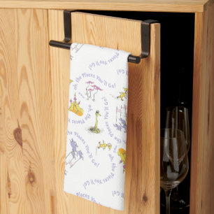 Dr. Seuss "Oh, the Places You'll Go!" Tea Towel