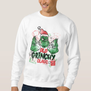 Dr. Seuss   Old Grinch Claus Sweatshirt