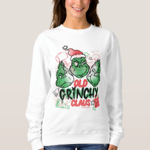 Dr. Seuss   Old Grinch Claus Sweatshirt