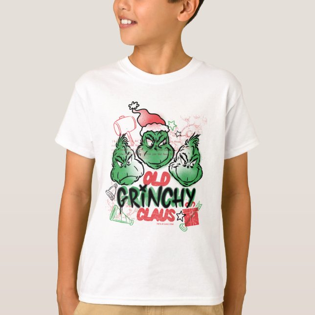 Dr. Seuss | Old Grinch Claus T-Shirt (Front)