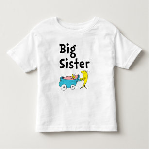 Dr. Seuss   One Fish Two Fish   Big Sister Toddler T-Shirt