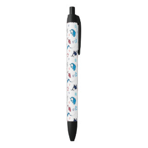 Dr. Seuss One Fish Two Fish Star Pattern Black Ink Pen