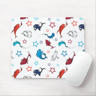 Dr. Seuss   One Fish Two Fish Star Pattern Mouse Pad