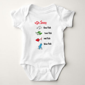 Dr. Seuss | One Fish Two Fish - Vintage Baby Bodysuit
