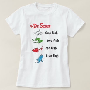 Dr. Seuss   One Fish Two Fish - Vintage T-Shirt