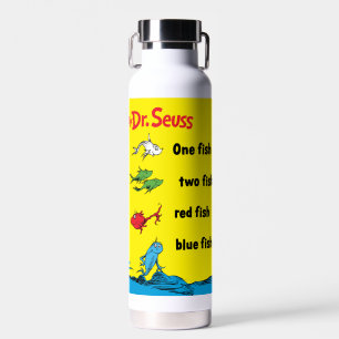 Dr. Seuss   One Fish Two Fish - Vintage Water Bottle