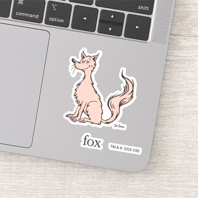 Dr. Seuss | Pink Fox (Detail)