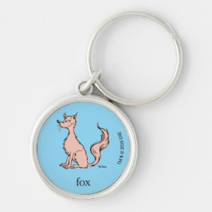 Dr. Seuss   Pink Fox Key Ring