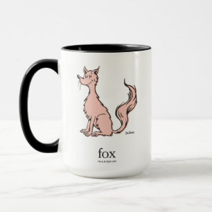 Dr. Seuss Pink Fox Mug