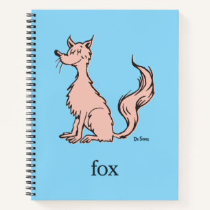 Dr. Seuss   Pink Fox Notebook
