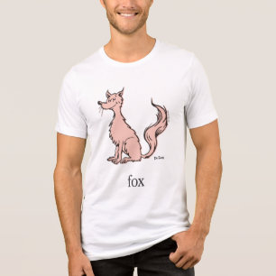 Dr. Seuss   Pink Fox Tri-Blend Shirt