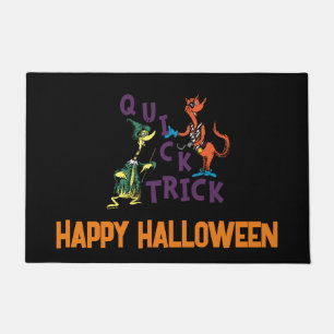 Dr. Seuss   Quick Trick Halloween Graphic Doormat