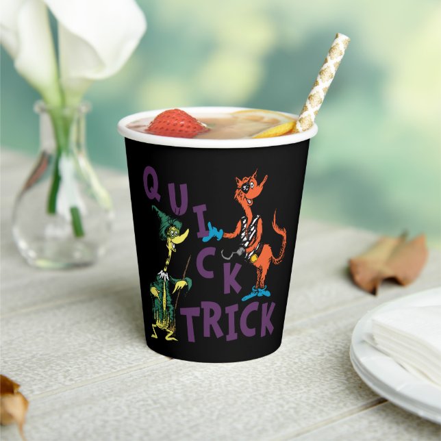 Dr. Seuss | Quick Trick Halloween Graphic Paper Cups (Insitu)