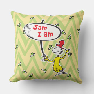 Dr. Seuss | Sam-I-Am Holding Sign Cushion